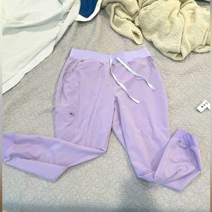 Figs Zamora jogger scrub pants, XL, Lavender